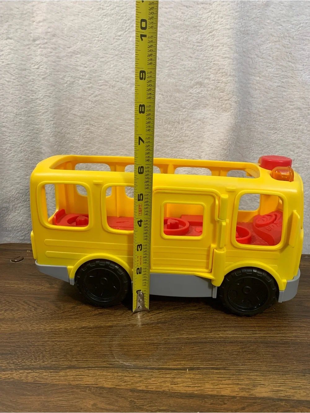 Fisher-Price Little People Yellow School Bus Toy Vehicle with Sounds